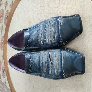 Carlo Morandi Blue Denim Men's size 9US/42EU Shoes
